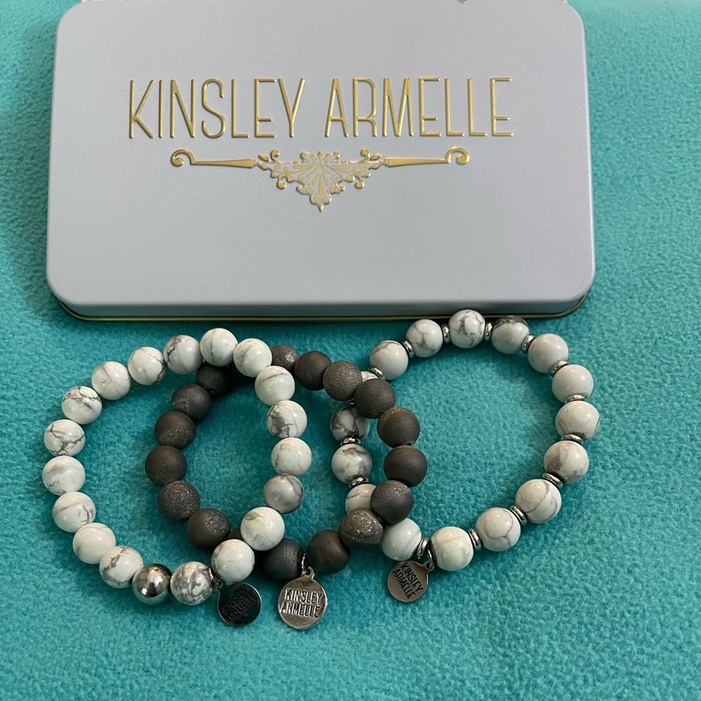 Super cute beaded stacking bracelets